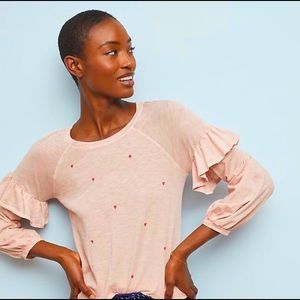 Anthropologie heart top